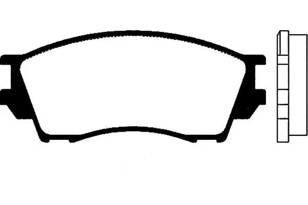 Brake Pad Set, disc brake (BP-4523)