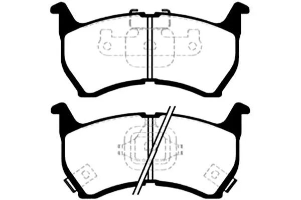 Brake Pad Set, disc brake (BP-4510)