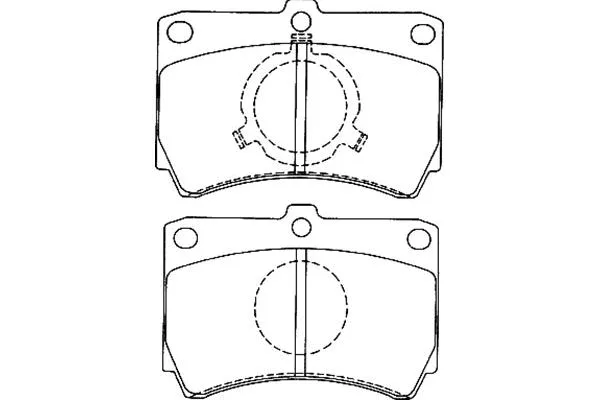 Brake Pad Set, disc brake (BP-4549)
