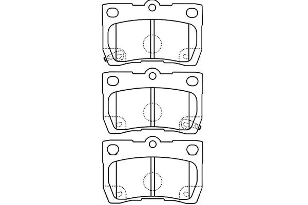 Brake Pad Set, disc brake (BP-9099)