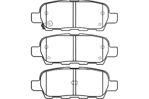 Brake Pad Set, disc brake (BP-6571)