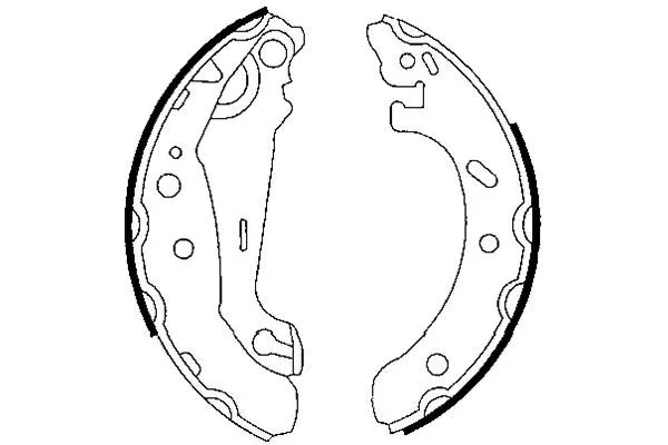 Brake Shoe Set (BS-5416)