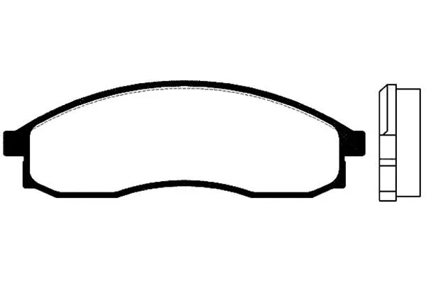 Brake Pad Set, disc brake (BP-6528)