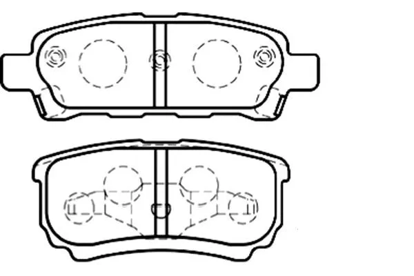 Brake Pad Set, disc brake (BP-5538)