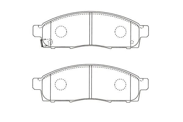 Brake Pad Set, disc brake (BP-6631)
