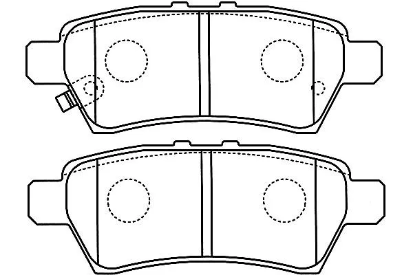 Brake Pad Set, disc brake (BP-6595)