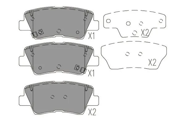 Brake Pad Set, disc brake (BP-4031)