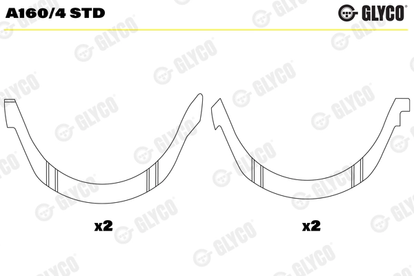 Thrust Washer, crankshaft (A160/4 STD)