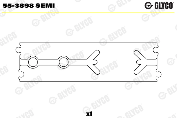 Small End Bushes, connecting rod (55-3898 SEMI)