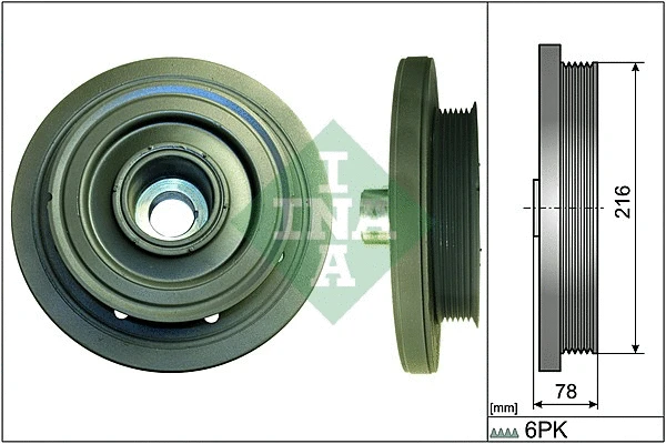 Belt Pulley, crankshaft (544 0103 10)