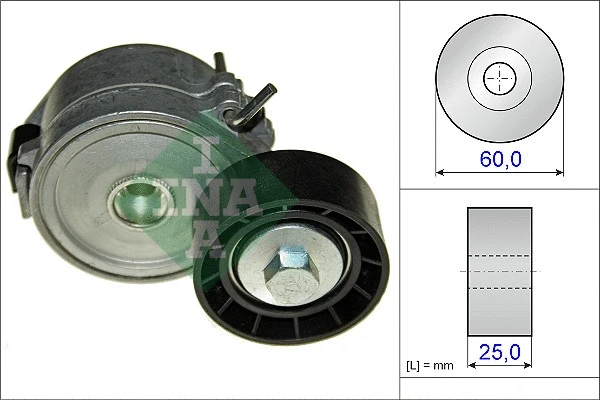 Belt Tensioner, V-ribbed belt (534 0447 10)