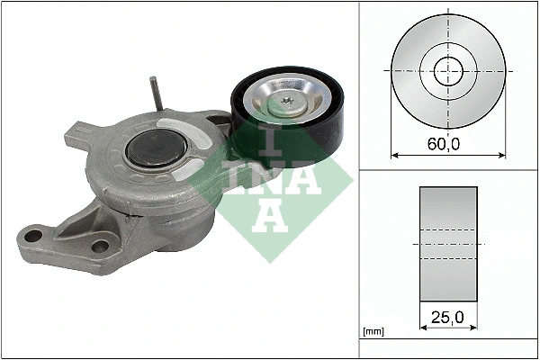 Belt Tensioner, V-ribbed belt (534 0657 10)