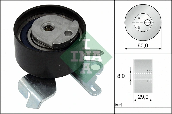 Tensioner Pulley, timing belt (531 0755 10)