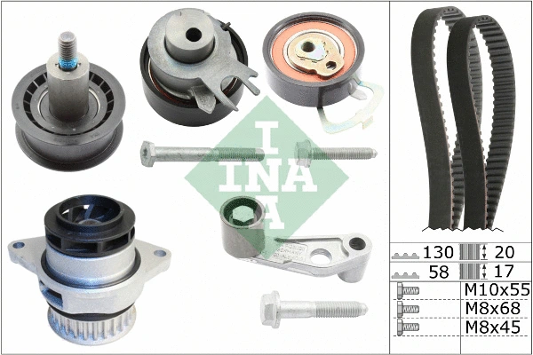 Water Pump & Timing Belt Kit (530 0089 30)