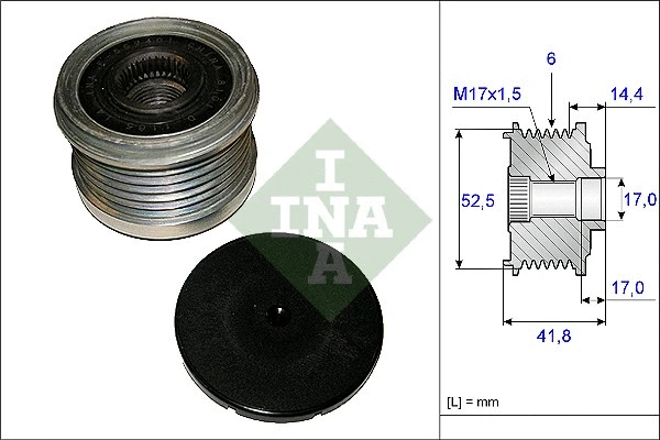 Alternator Freewheel Clutch (535 0147 10)