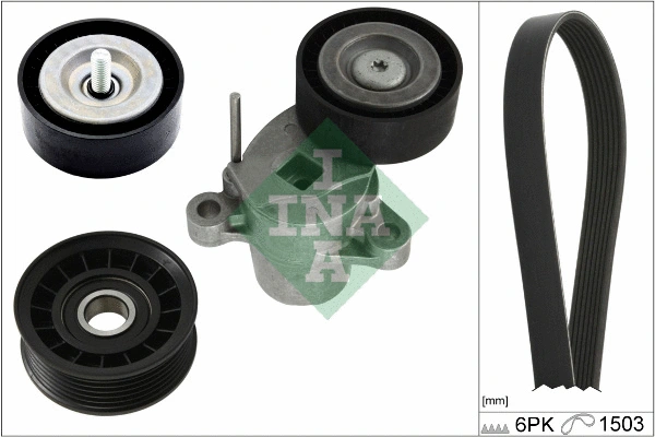 V-Ribbed Belt Set (529 0337 10)
