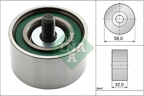 Deflection/Guide Pulley, timing belt (532 0540 10)