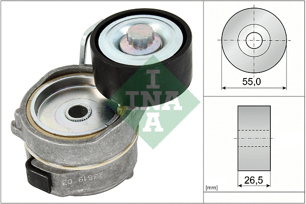 Belt Tensioner, V-ribbed belt (534 0653 10)