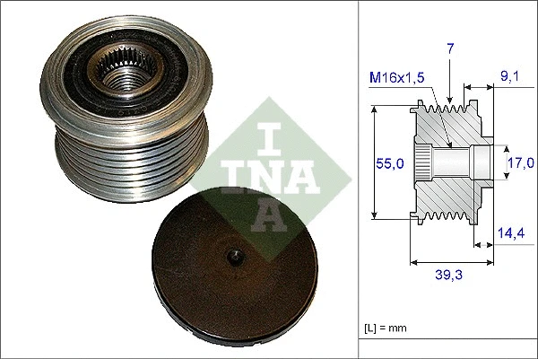 Alternator Freewheel Clutch (535 0142 10)