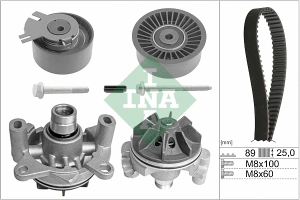 Water Pump & Timing Belt Kit (530 0198 30)