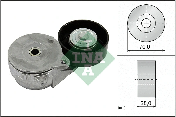 Belt Tensioner, V-ribbed belt (534 0813 10)
