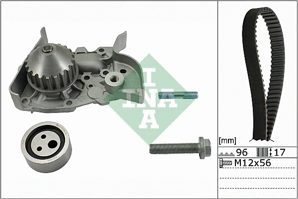 Water Pump & Timing Belt Kit (530 0191 30)