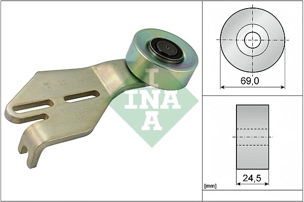 Tensioner Pulley, V-ribbed belt (531 0238 10)