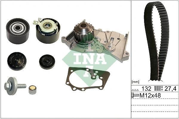 Water Pump & Timing Belt Kit (530 0640 30)