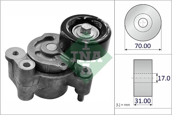 Belt Tensioner, V-ribbed belt (534 0922 10)
