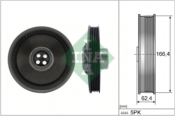 Belt Pulley, crankshaft (544 0171 10)