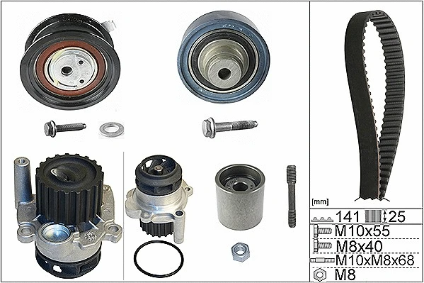 Water Pump & Timing Belt Kit (530 0361 32)