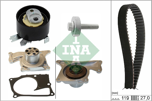 Water Pump & Timing Belt Kit (530 0843 30)
