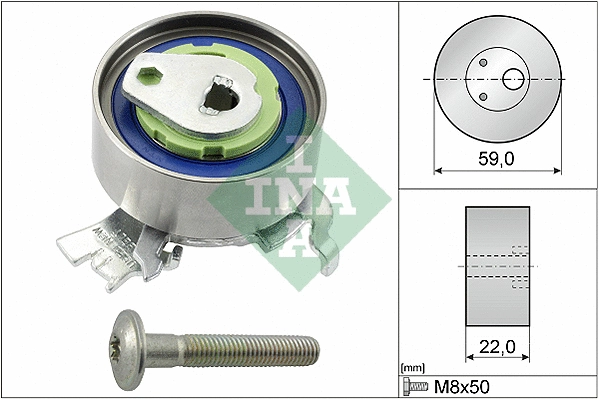 Tensioner Pulley, timing belt (531 0518 30)