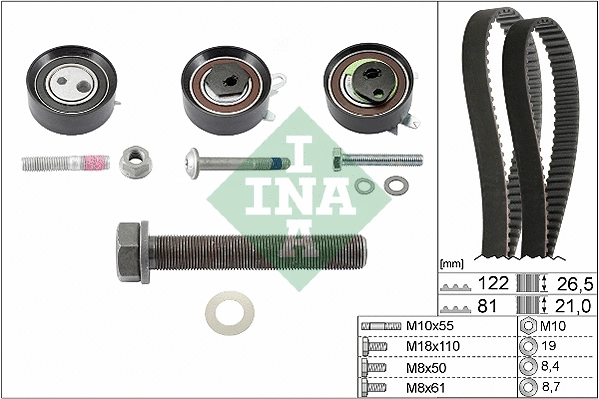 Timing Belt Kit (530 0484 10)