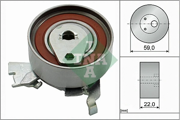 Tensioner Pulley, timing belt (531 0273 30)