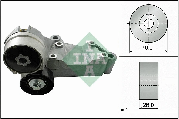 Belt Tensioner, V-ribbed belt (534 0146 10)