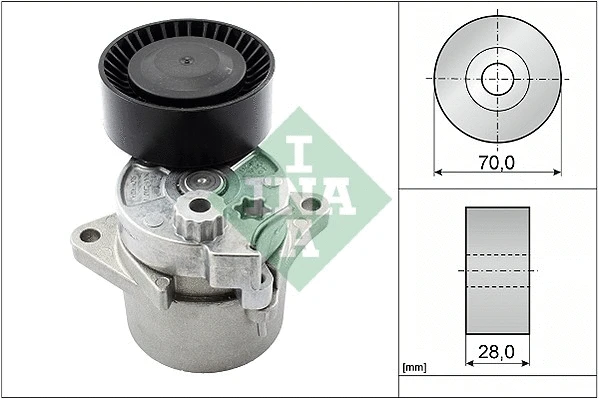 Belt Tensioner, V-ribbed belt (533 0017 10)