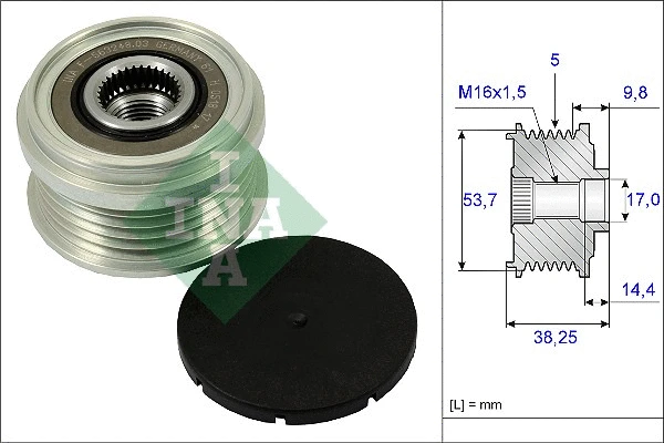 Alternator Freewheel Clutch (535 0242 10)