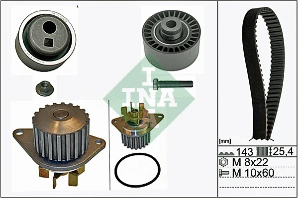 Water Pump & Timing Belt Kit (530 0105 30)