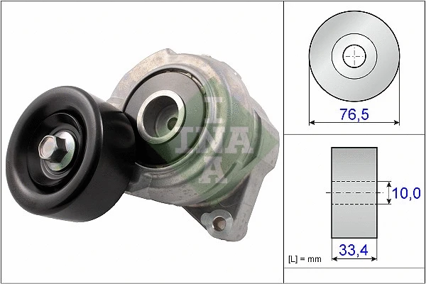 Belt Tensioner, V-ribbed belt (534 0493 10)