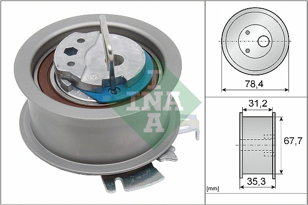 Tensioner Pulley, timing belt (531 0565 30)