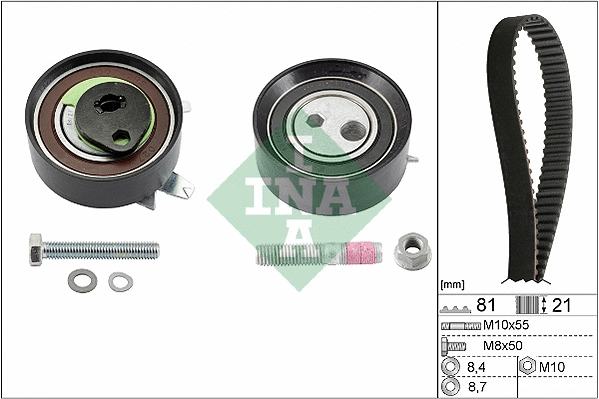 Timing Belt Kit (530 0062 10)