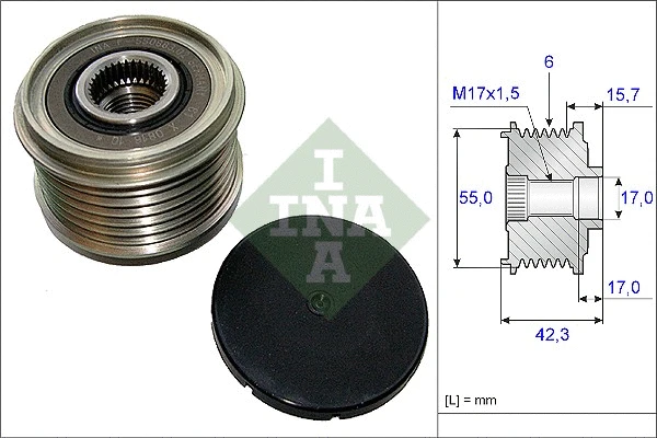 Alternator Freewheel Clutch (535 0154 10)