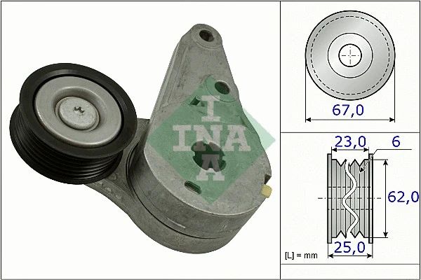 Belt Tensioner, V-ribbed belt (534 0373 10)