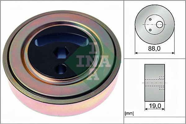 Tensioner Pulley, V-ribbed belt (531 0889 10)