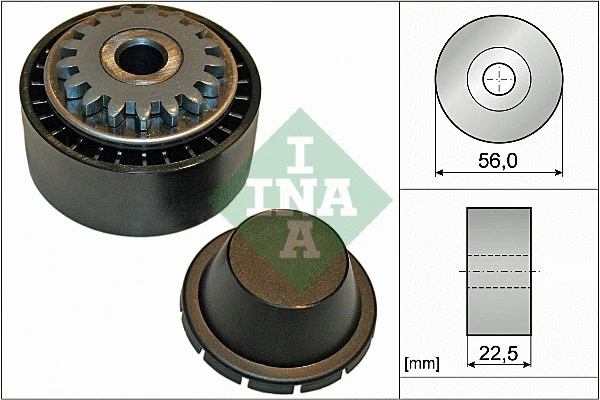 Tensioner Pulley, V-ribbed belt (531 0854 10)