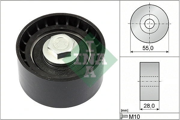 Deflection/Guide Pulley, timing belt (532 0604 10)