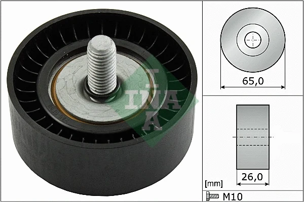 Deflection/Guide Pulley, V-ribbed belt (532 0479 10)