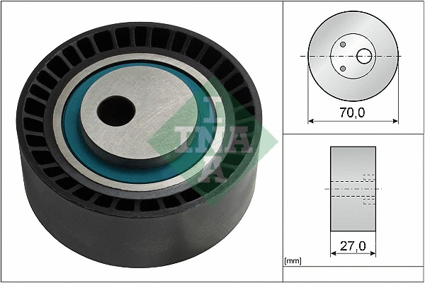 Tensioner Pulley, V-ribbed belt (531 0148 10)