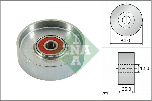 Tensioner Pulley, V-ribbed belt (531 0936 10)